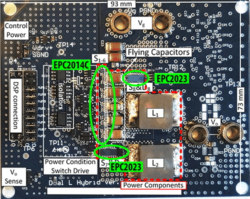 6-to-1 dual inductor hybrid converter prototype